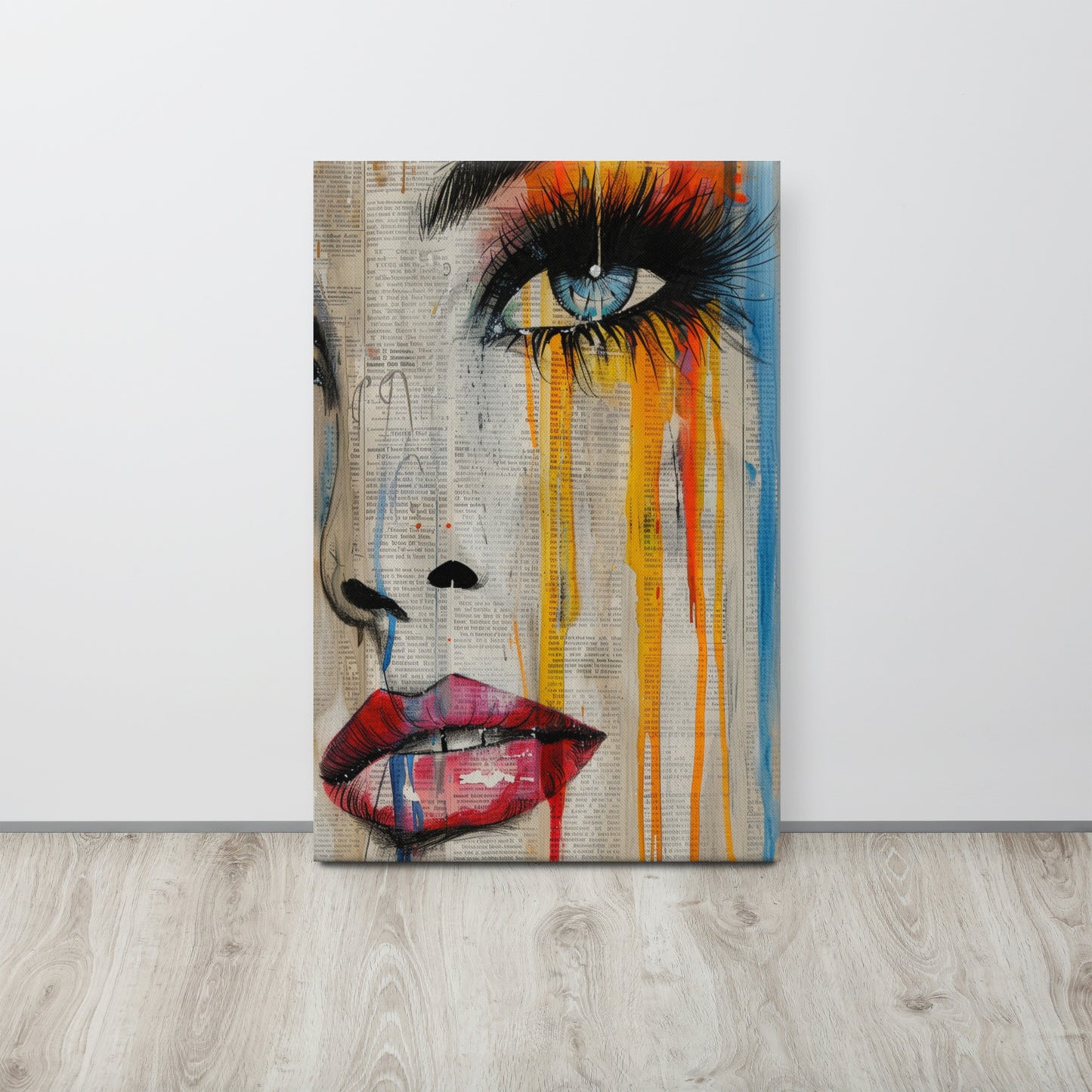 Abstract Portrait Canvas