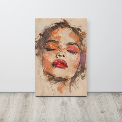 Abstract Portrait Canvas