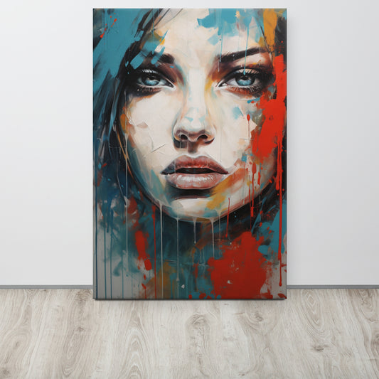 Abstract Portrait Canvas