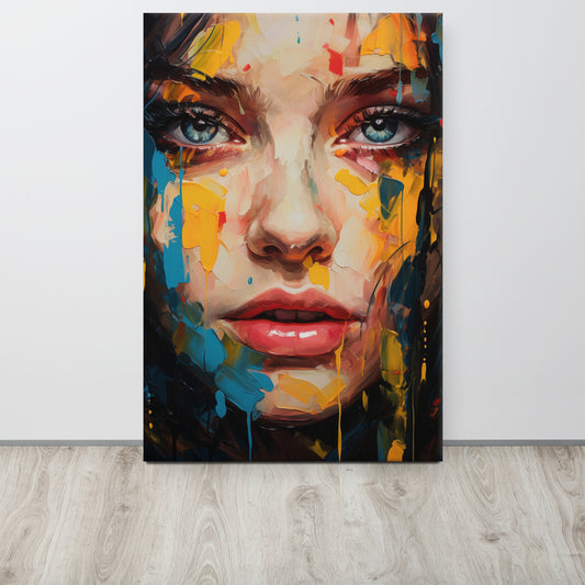 Abstract Portrait Canvas