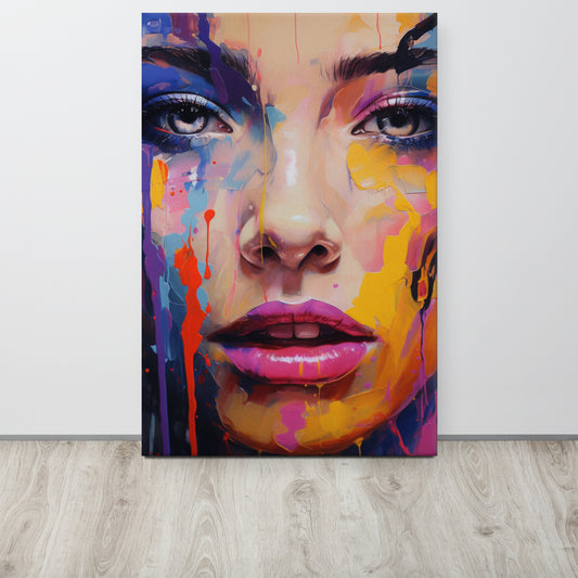 Abstract Portrait Canvas