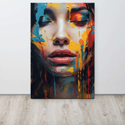 Abstract Portrait Canvas