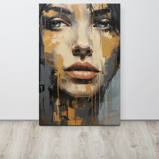 Abstract Portrait Canvas