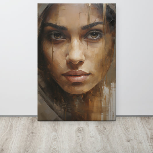 Abstract Portrait Canvas