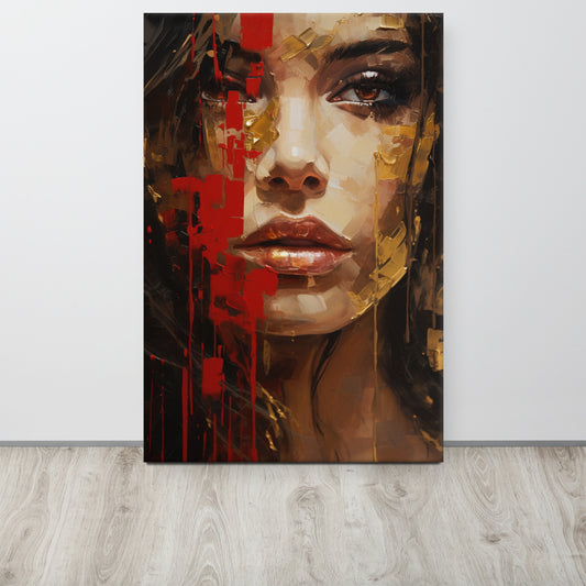 Abstract Portrait Canvas