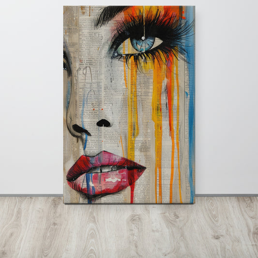 Abstract Portrait Canvas