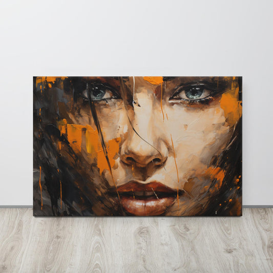 Abstract Portrait Canvas