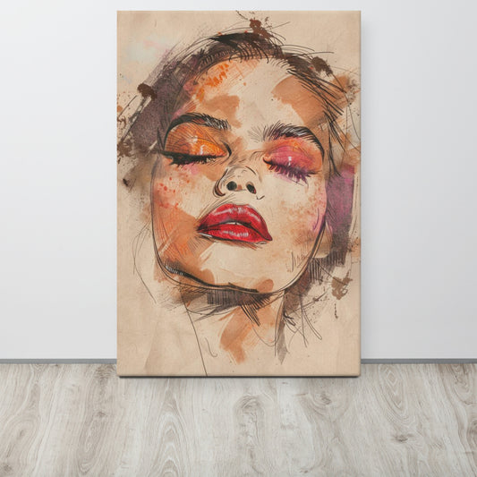 Abstract Portrait Canvas