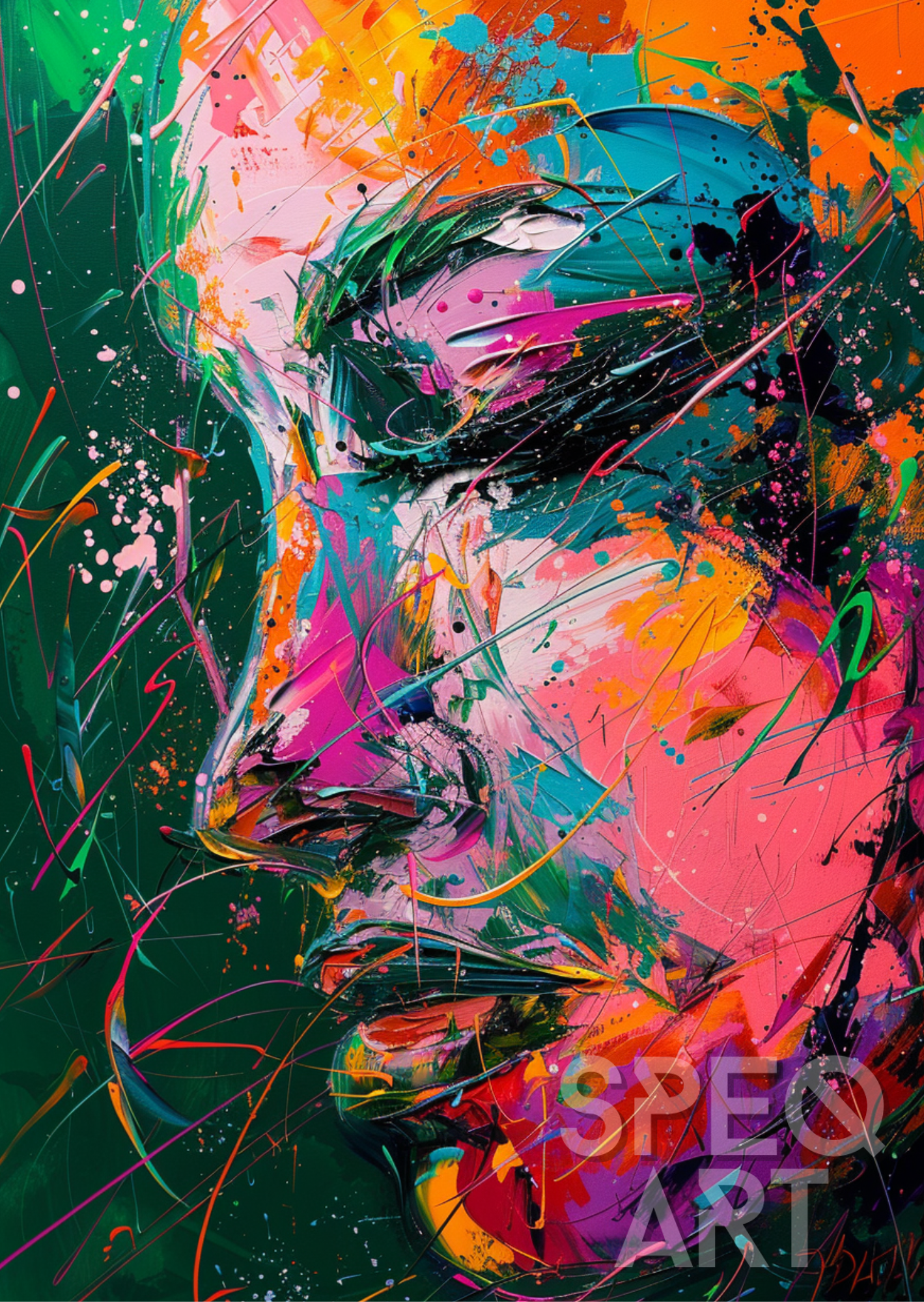 Abstract Portrait: Digital Download