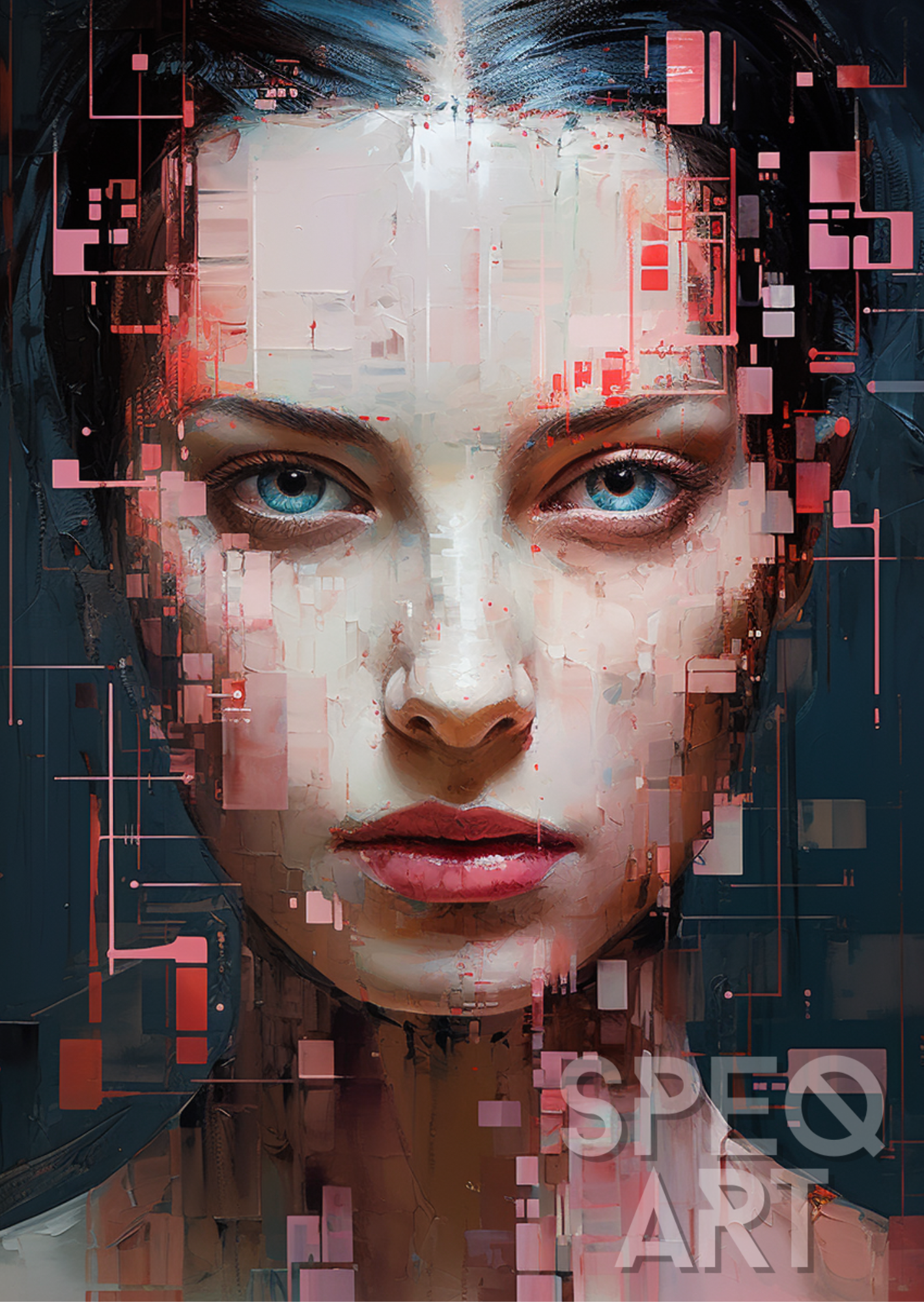 Abstract Portrait: Digital Download