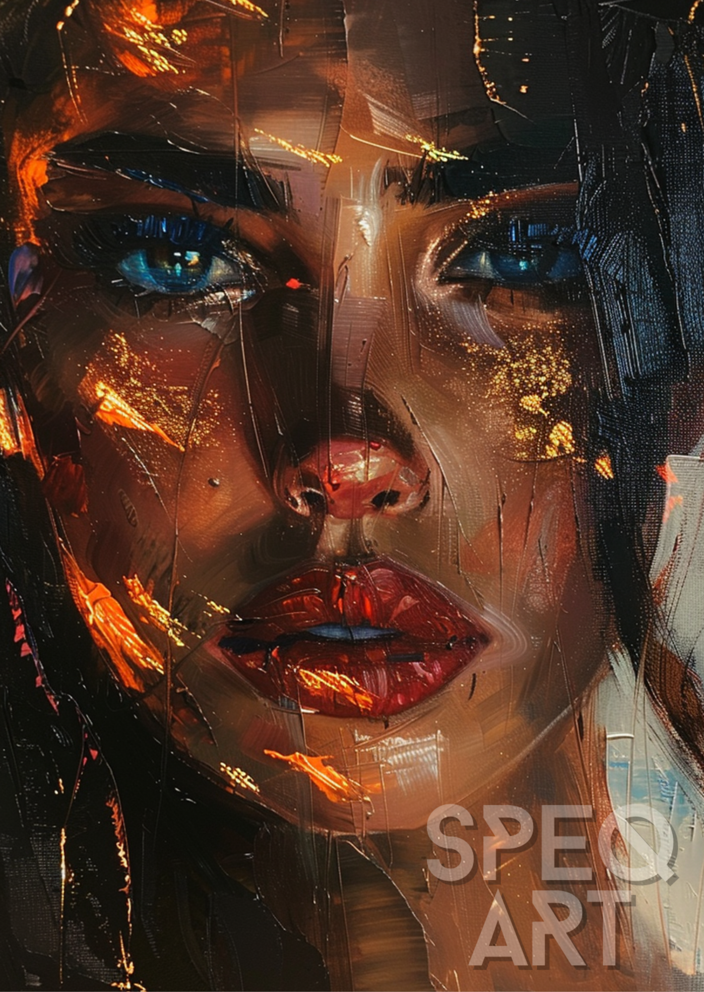 Abstract Portrait: Digital Download