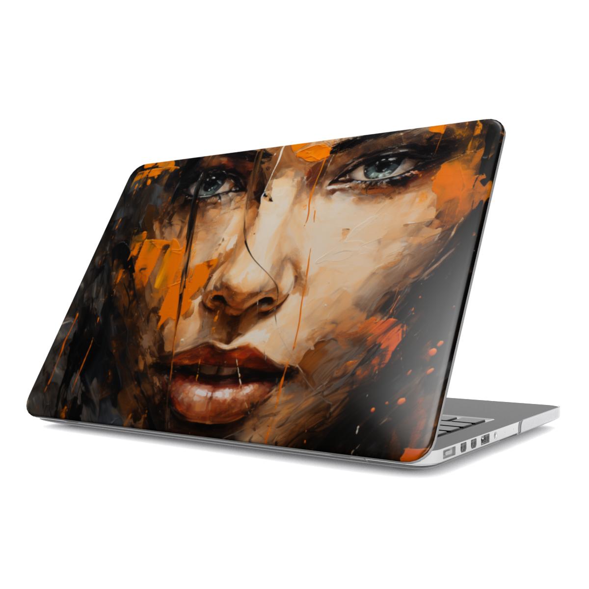 Abstract Portrait MacBook Case