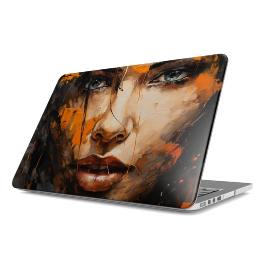 Abstract Portrait MacBook Case