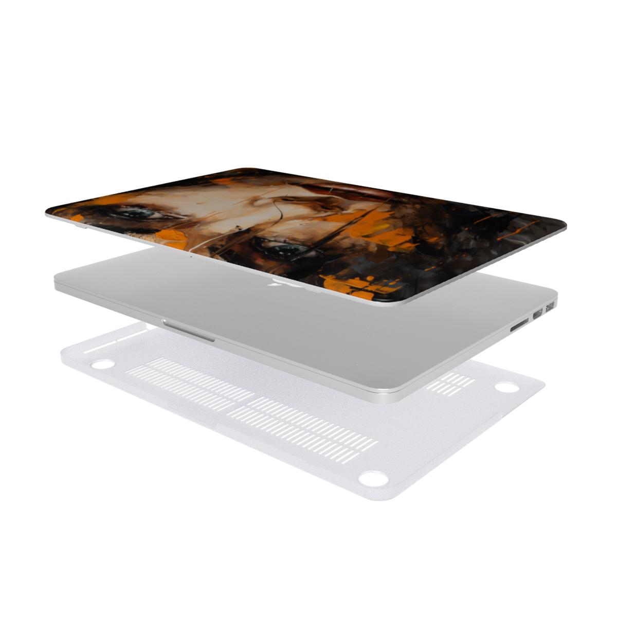 Abstract Portrait MacBook Case